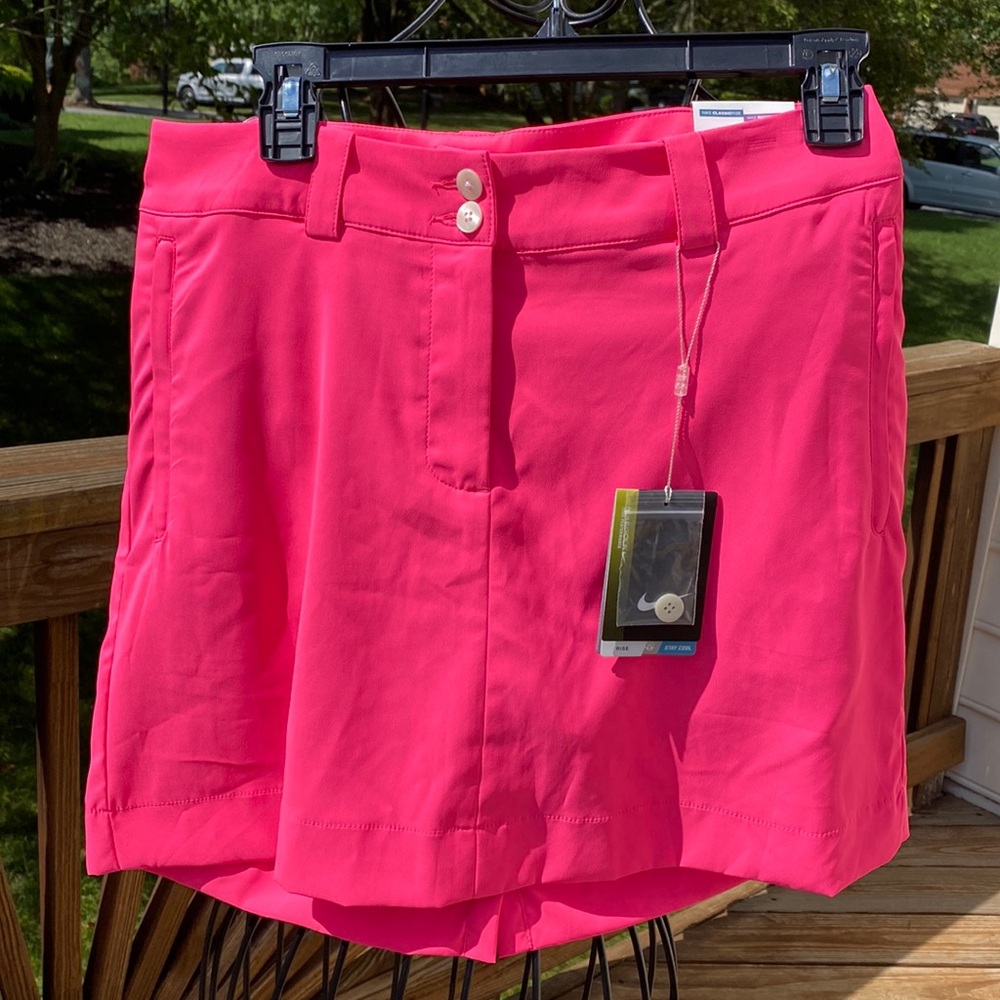 NWT Nike Modern Rise Dri-Fit Pink Golf Skort Size 4